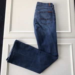 Women’s 7 For All Mankind Blue Jeans Bootcut 28